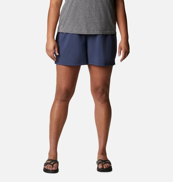 Columbia Sandy Creek Shorts Blue For Women's NZ25038 New Zealand